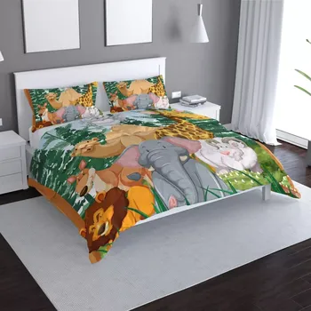 Povlečení Sablio Povlečení Zoo - 140x220 / 90x70