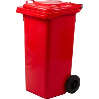 Popelnice OSTATNÍ Popelnice plastová, 240 l, červená