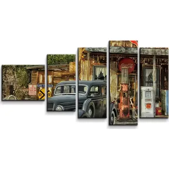 Obraz Sablio Obraz - 5-dílný Veterán 3 - 100x60 cm