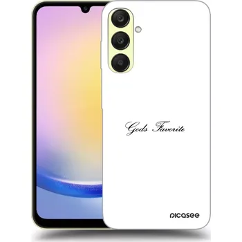 Pouzdro na mobilní telefon Picasee silikonový průhledný obal pro Samsung Galaxy A25 A256B 5G - Gods Favorite