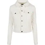 Dámská džínová bunda Urban Classics Ladies Organic Denim Jacket - bílá XS