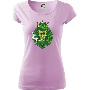 Dámské tričko Zhulený lev zelený - Dámské triko Pure - XS ( Orchid )