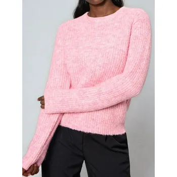 Dámský svetr Sinsay - Svetr s hrubým úpletem s příměsí vlny - růžová - 382FJ-38M - 382FJ-38M-XL