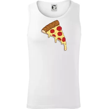 Pizza pro gurmány - Tílko pánské Core - S ( Bílá )