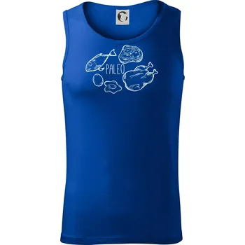 Paleo - kuře a ryba - Tílko pánské Core - S ( Královská modrá )