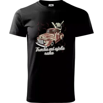 Pánské tričko Trochu mi ujela ruka - Triko extra velké (5-8XL) - 6XL ( Černá )