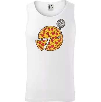 Pánská móda Pizza DJ - Tílko pánské Core - 2XL ( Bílá )