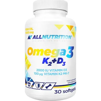 Fitness strava Allnutrition Omega 3 K2 D3 30 kapslí