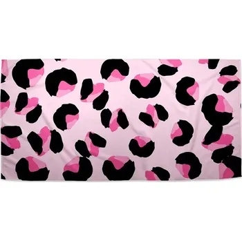 Osuška Sablio Ručník Růžový gepard - 30x50 cm