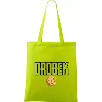 Drobek - sušenka - Taška bavlněná - 42 x 38 cm ( Limetková )