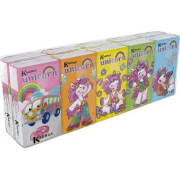 Papírový kapesník Kapesníky s potiskem Unicorn 3 vrstvé, folie 10 ks
