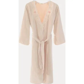 Dámský župan Soft Cotton Dámský elegantní župan DESTAN v dárkovém balení Barva: Pudrová, Velikost: XL
