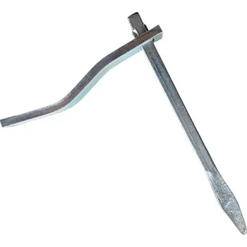 Tesařské kování Skoba zednická čtyřhran, 140 mm, pozinkovaná ENPRO