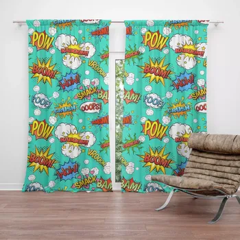 Závěs Sablio Závěs Komiks: 2ks 140x250cm