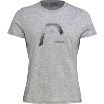 Dámské tričko Dámské tričko Head Club Lara - grey melange Šedý (L)