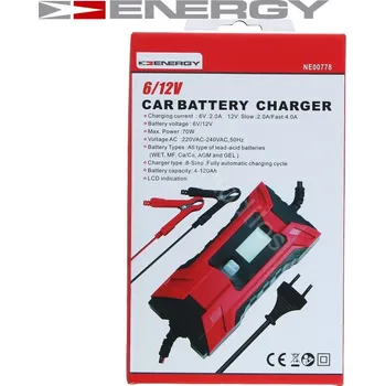 Nářadí pro automobil AUTOMATICKÁ NABÍJEČKA BATERIE