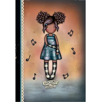 Blok Santoro Gorjuss – Záznamní kniha A5 (160 stran, linkovaná) – výběr z motivů Motivy: Motiv 3