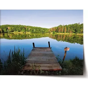 Plakát Sablio Plakát Molo na jezeře - 120x80 cm