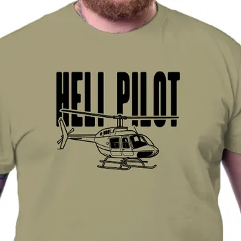 Pánské tričko Tričko Letadla | Pánské tričko Heli pilot