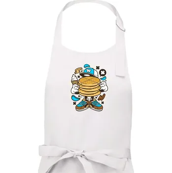 Kuchyňská zástěra Waflák - Pánská zástěra na vaření - Univerzální velikost ( Bílá )