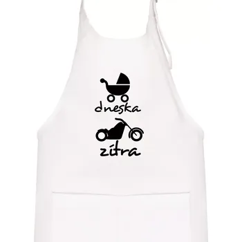 Kuchyňská zástěra Dnes zítra Harley - Dětská zástěra na vaření - Univerzální velikost ( Bílá )