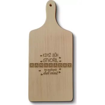 Kuchyňské prkénko Sablio Prkénko Když Bůh stvořil kamarádky