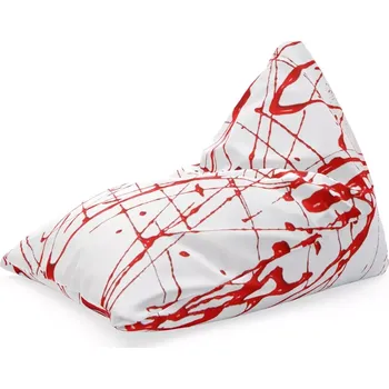 Sedací pytel Sablio Sedací vak Triangl Krvavé cákance: 120 x 100 x 100 cm