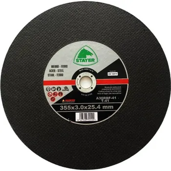 Řezný kotouč Kotouč řezný na kov, Ø 355 x 3 x 25,4 mm, T41, STAYER