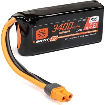 RC model letadla Spektrum Smart G2 Trail Pro LiPo 11.1V 3400mAh 50C IC3