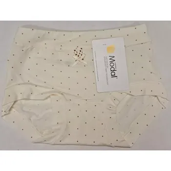 Kalhotky Dívčí kalhotky Zajíček tečky mini - 98-104 / smetanová