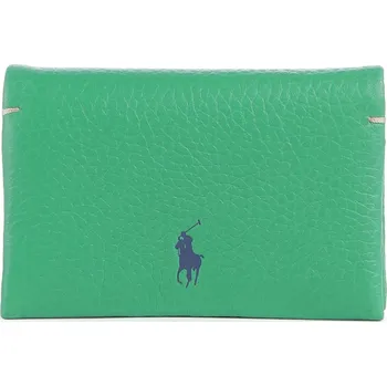 Peněženka Polo Ralph Lauren Play Small Peněženka 7cm, L, zelená, kůže, 221339