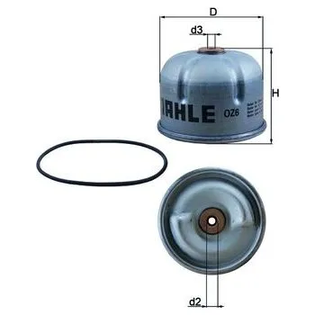 Olejový filtr Olejový filtr MAHLE ORIGINAL OZ 6D
