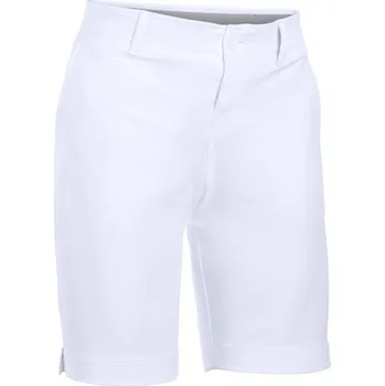 Golf Under Armour Links Short, White, True Gray Heather 4