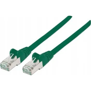 Síťový kabel Patchcord Intellinet S/FTP (S-STP) 7 RJ45 / RJ45 1 m zelený