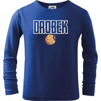 Chlapecké tričko Drobek - sušenka - Triko dětské Long Sleeve - 134 cm/8 let ( Královská modrá )