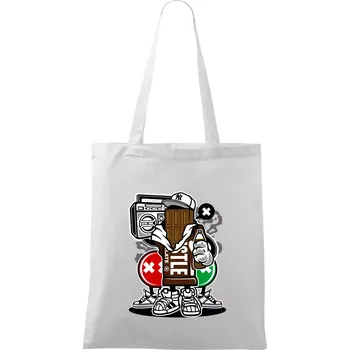 Čokoláďák - Taška bavlněná - 42 x 38 cm ( Bílá )