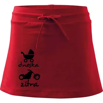 Dámská sukně Dnes zítra Harley - Sportovní sukně - two in one - XS ( Červená )