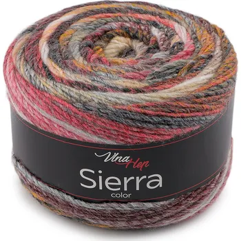 Příze Pletací příze Sierra 150 g Varianta: 9 (7212) červená, Balení: 1 ks