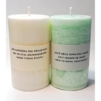 Svíčka Svíčka z palmového vosku 260g Muškát (Ručně vyráběná svíčka z palmového vosku z udržitelných zdrojů. Vyrobeno v ČR)