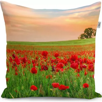 Polštář Sablio Polštář Pole vlčích máků 2 - 40x40 cm