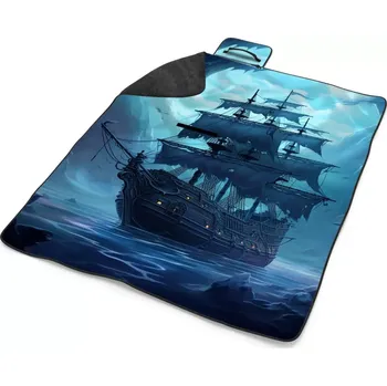 deka Sablio Plážová deka Plachetnice v průrvě: 200x140 cm