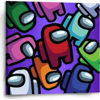 Obraz Sablio Obraz AMONG US Levitující - 50x50 cm