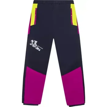 Dětské zateplené kalhoty WOLF B2273 tm.modré/fialové vel.122