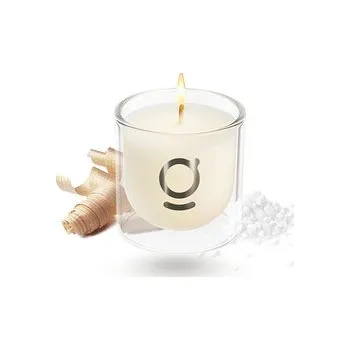 Svíčka goda Sójová svíčka Ombi mořská sůl & dřevo 200 g