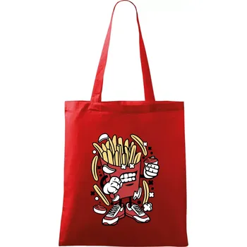 Hranolák - Taška bavlněná - 42 x 38 cm ( Červená )