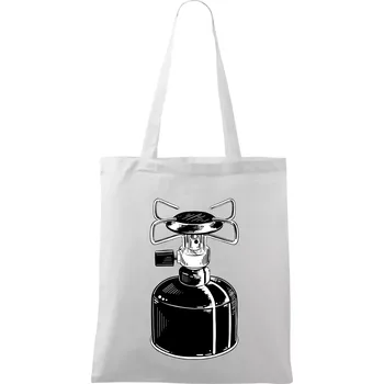 Kempingový vařič - Taška bavlněná - 42 x 38 cm ( Bílá )