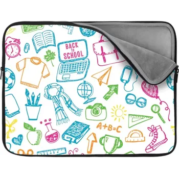 pouzdro na notebook Sablio Obal na notebook Barevná škola - 17"