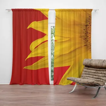 Závěs Sablio Závěs Slunečnice: 2ks 140x250cm