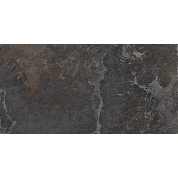 Dlažba Mexen Blaze Nero glazovaná kamenina rekt. G1, podlahová-stěnová dlaždice 120 x 60 cm, carving - TL420-120-060-01 Obklady a dlažby