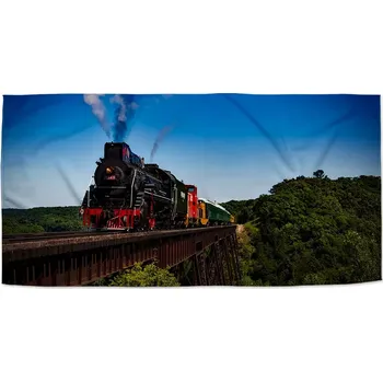 Osuška Sablio Ručník Vlak na mostě - 50x100 cm